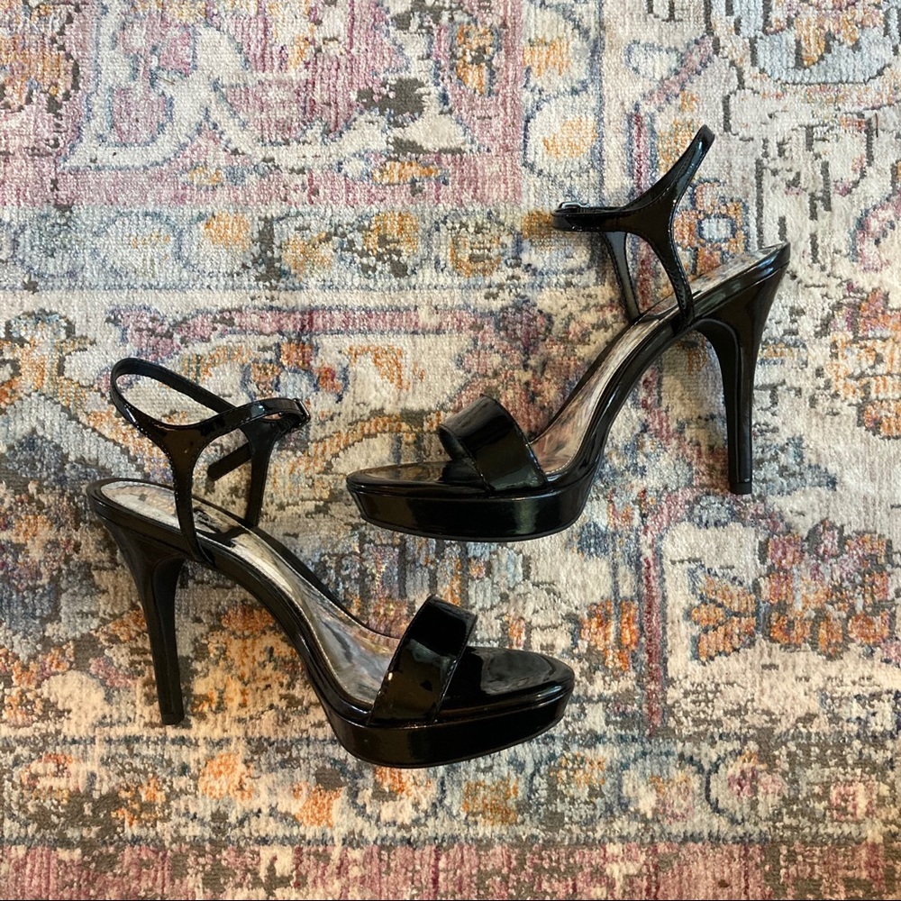 Gianni Bini “Platinum Collection” platform heels